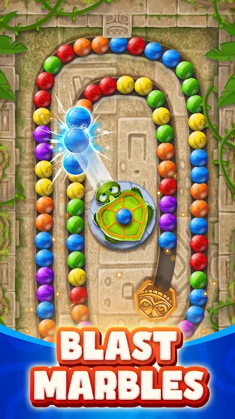 Marble Woka Woka: Jungle Blast [МОД: Меню, Бесконечные монеты и Открытые уровни] Screenshot 1