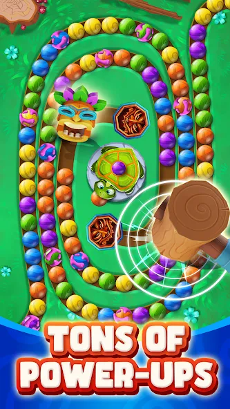 Marble Woka Woka: Jungle Blast [МОД: Меню, Бесконечные монеты и Открытые уровни] Screenshot 2