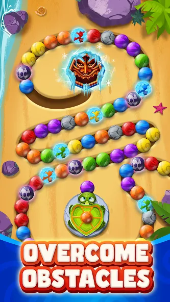Marble Woka Woka: Jungle Blast [МОД: Меню, Бесконечные монеты и Открытые уровни] Screenshot 3