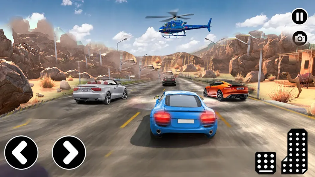Car Highway Racing for Speed (Трафик Рейсер Трафик игры) [МОД: Много монет, Открытые уровни и Мега MOD] Screenshot 2