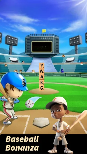 Baseball Letter Strike Homerun [МОД: Все открыто, Дополнительные деньги и Меню MOD] Screenshot 4