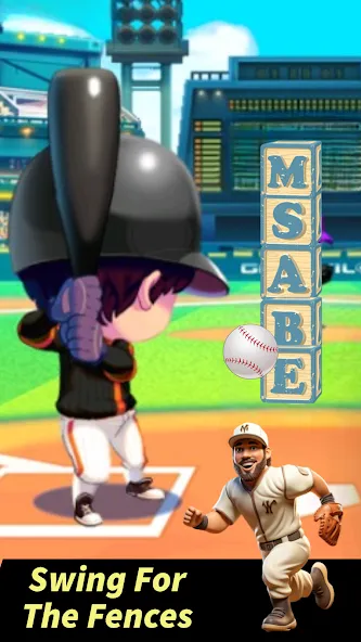 Baseball Letter Strike Homerun [МОД: Все открыто, Дополнительные деньги и Меню MOD] Screenshot 5