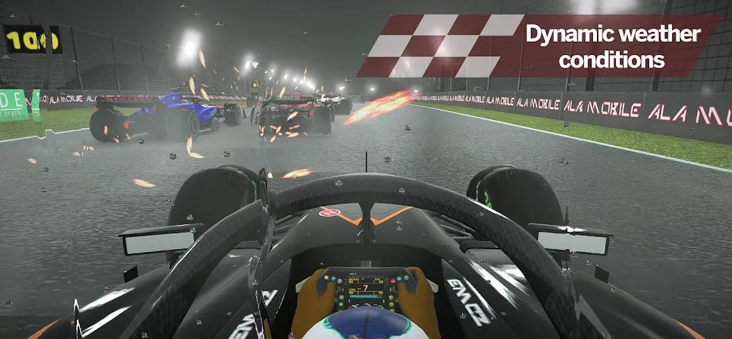Ala Mobile GP - Formula racing (Ала Мобайл Гран При) [МОД: Деньги, Монеты и Меню MOD] Screenshot 3