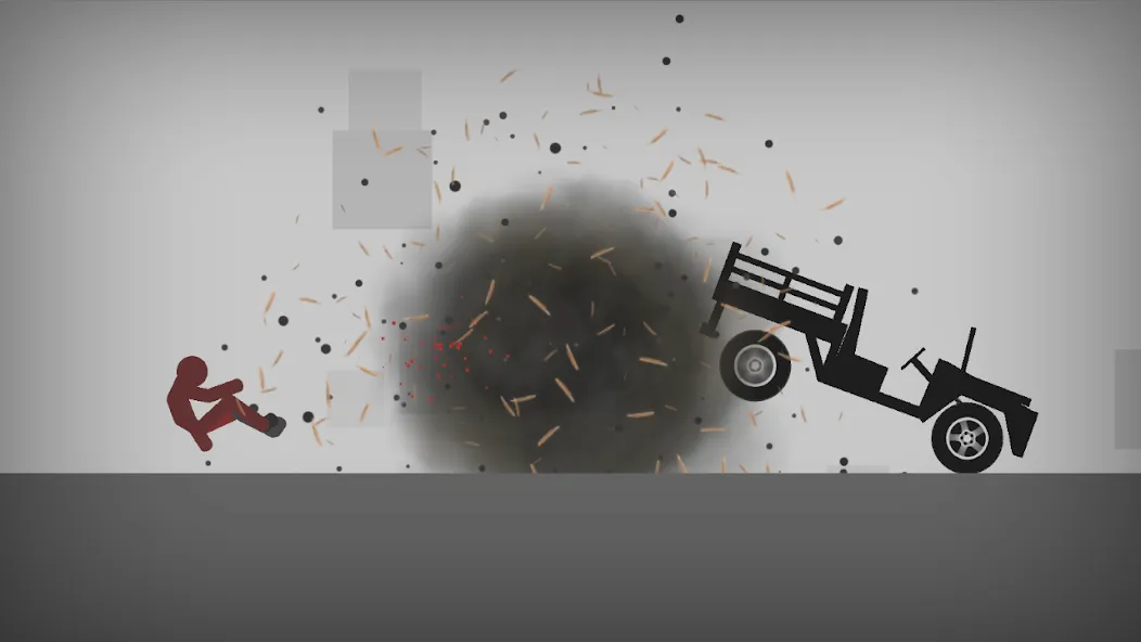Stickman Dismounting (тикман Дисмаунтинг) [МОД: Бесконечные деньги, Монеты и Мега MOD] Screenshot 1