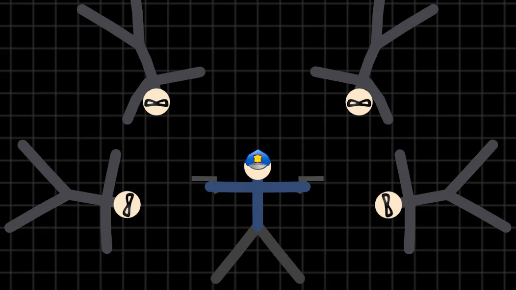 Stickman Warriors (Сткмен Вонсы) [МОД: Все открыто, Дополнительные деньги и Меню MOD] Screenshot 1