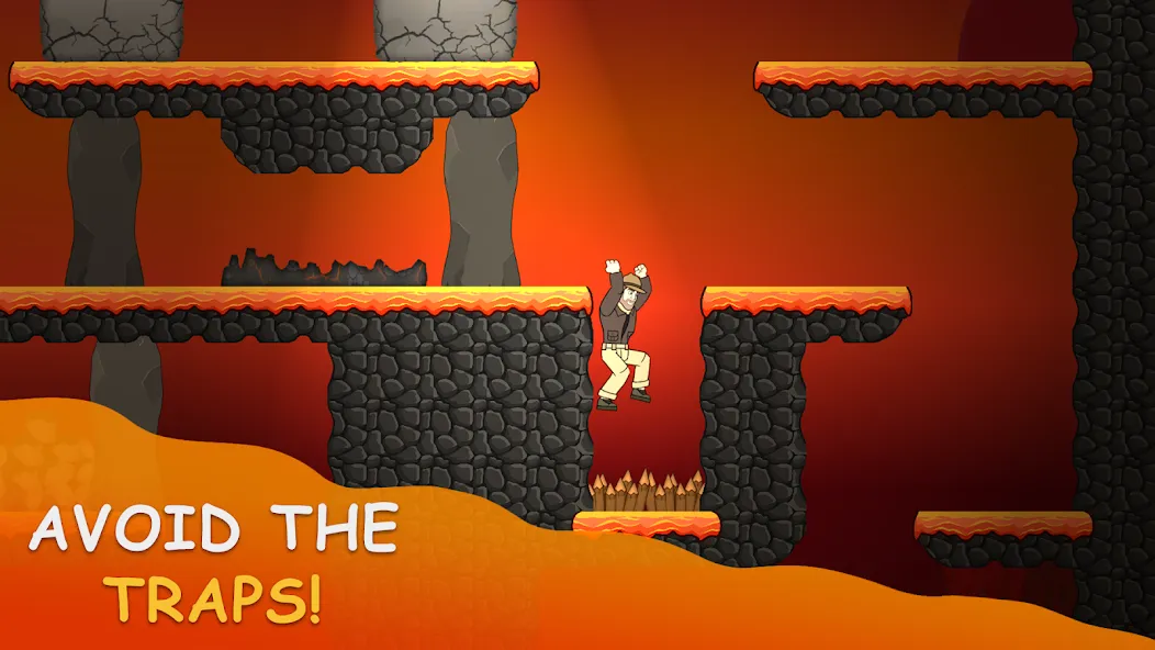 Volcano Escape (Вулканическое бегство) [МОД: Много монет, Открытые уровни и Мега MOD] Screenshot 4