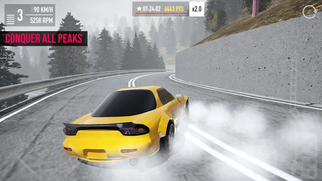 The Touge (Зе Тоуге) [МОД: Много монет, Открытые уровни и Мега MOD] Screenshot 2