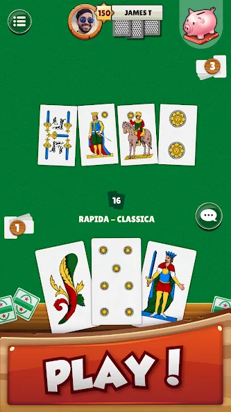 Scopa - Italian Card Game (Скопа) [МОД: Много монет, Открытые уровни и Мега MOD] Screenshot 1