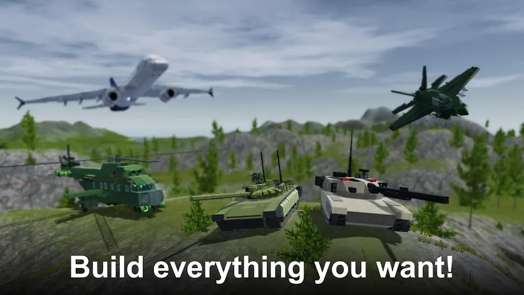 Sandbox World - 3D mechanics (Сэндбокс Ворлд) [МОД: Много монет, Открытые уровни и Мега MOD] Screenshot 1