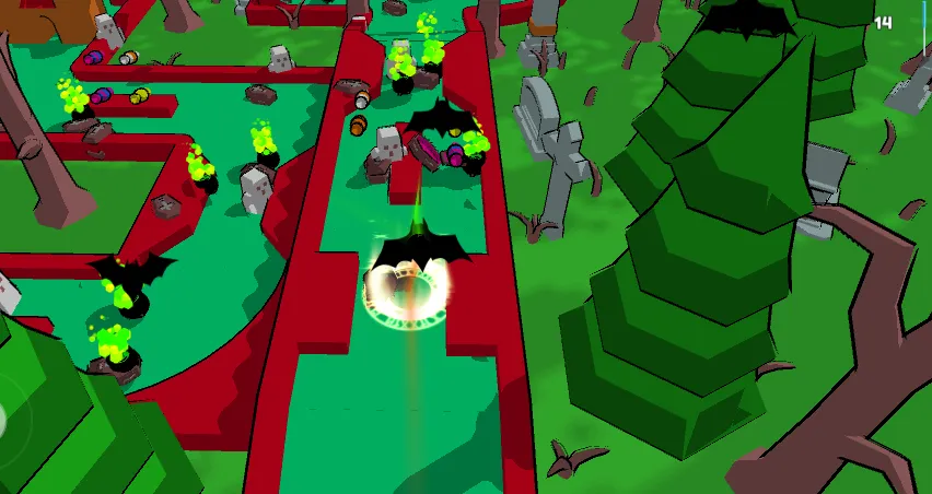 MiniGolf Madness: Halloween (МиниГольф безумие) [МОД: Меню, Бесконечные монеты и Открытые уровни] Screenshot 4