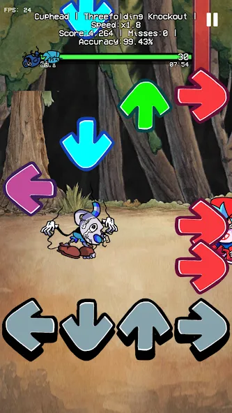 Indie Battle Music Cross Fight (ФНФ Инди Кросс Ван Мод) [МОД: Много денег, Монет и Все открыто] Screenshot 3