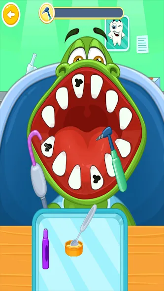 Children's doctor : dentist [МОД: Много монет, Открытые уровни и Мега MOD] Screenshot 3