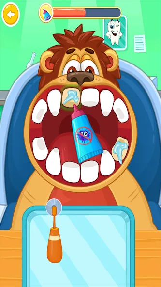 Children's doctor : dentist [МОД: Много монет, Открытые уровни и Мега MOD] Screenshot 5