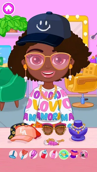 Hair salon [МОД: Бесконечные деньги, Монеты и Мега MOD] Screenshot 2