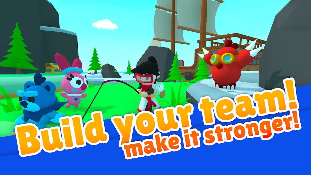 Toonsters: Crossing Worlds (Тунстерс) [МОД: Меню, Бесконечные монеты и Открытые уровни] Screenshot 1