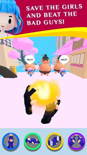 Ninja Hands (Ниндзя Хэндс) [МОД: Меню, Бесконечные монеты и Открытые уровни] Screenshot 3