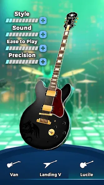 Guitar Band: Rock Battle (Гитарная группа) [МОД: Много монет, Открытые уровни и Мега MOD] Screenshot 2