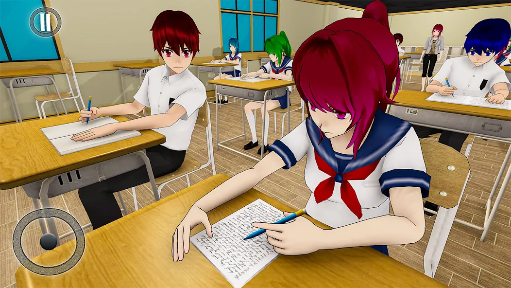 Anime Girl School Teacher 3D [МОД: Меню, Бесконечные монеты и Открытые уровни] Screenshot 1