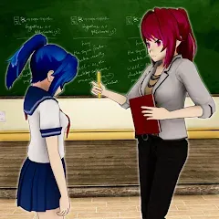 Скачать Anime Girl School Teacher 3D [МОД: Меню, Бесконечные монеты и Открытые уровни] | Взлом Anime Girl School Teacher 3D на Андроид