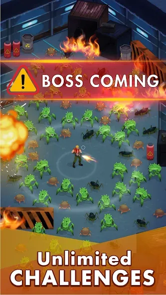 Alien Survivor (Элиен Сурвайвер) [МОД: Меню, Бесконечные монеты и Открытые уровни] Screenshot 1