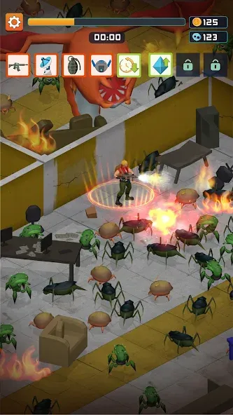 Alien Survivor (Элиен Сурвайвер) [МОД: Меню, Бесконечные монеты и Открытые уровни] Screenshot 5