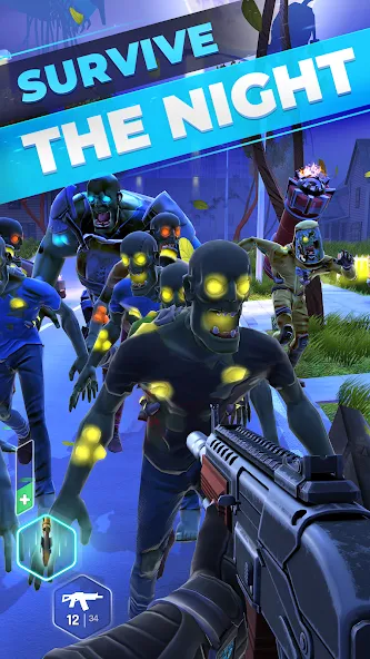 Zombie Horde: Heroes FPS & RPG (Зомби Хорда) [МОД: Меню, Бесконечные монеты и Открытые уровни] Screenshot 4