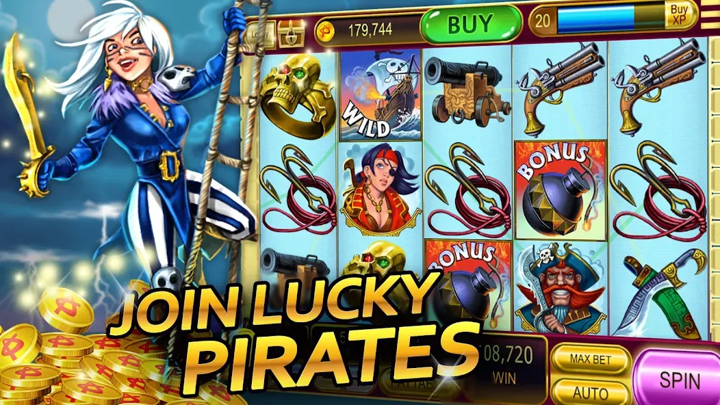 Vegas Casino - Slot Machines (Вегас Казино) [МОД: Много монет, Открытые уровни и Мега MOD] Screenshot 2
