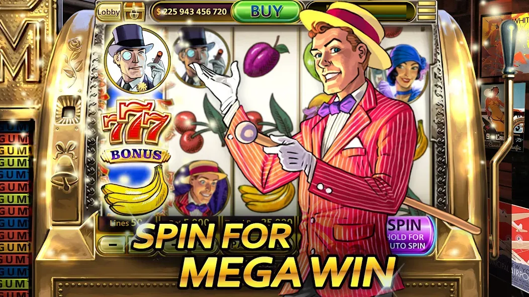 Vegas Casino - Slot Machines (Вегас Казино) [МОД: Много монет, Открытые уровни и Мега MOD] Screenshot 5