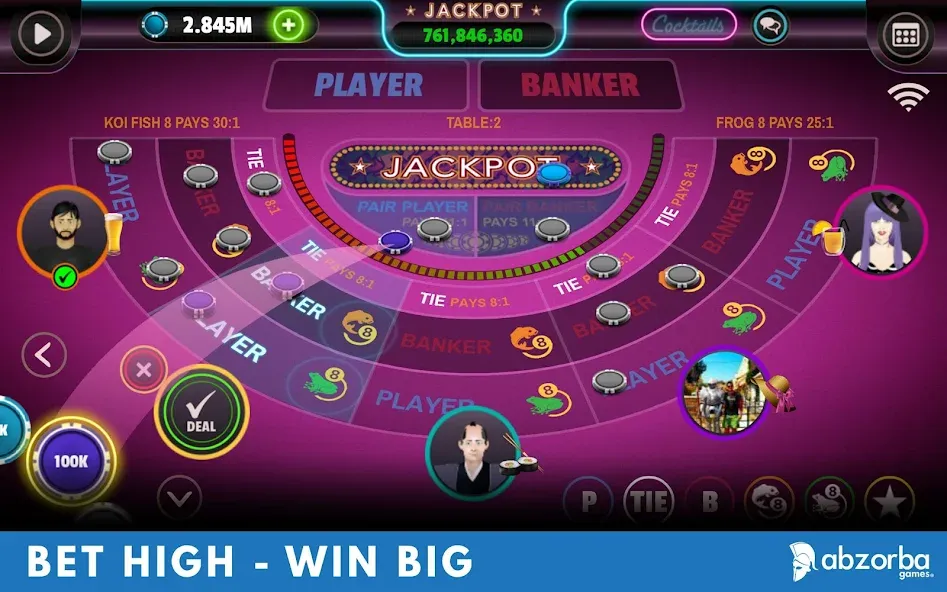 Baccarat (Баккара) [МОД: Много денег, Монет и Все открыто] Screenshot 2