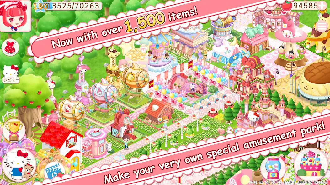 HelloKittyWorld2 Sanrio Kawaii (ХеллоуКиттиВорлд2 Санрио Каваии) [МОД: Деньги, Монеты и Меню MOD] Screenshot 2