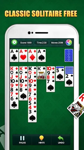 Solitaire Puzzle : Card Jigsaw (Солитер головоломка) [МОД: Деньги, Монеты и Меню MOD] Screenshot 1