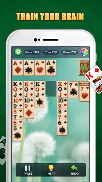 Solitaire Puzzle : Card Jigsaw (Солитер головоломка) [МОД: Деньги, Монеты и Меню MOD] Screenshot 3