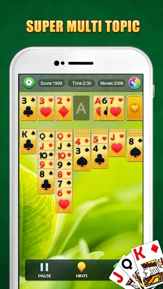 Solitaire Puzzle : Card Jigsaw (Солитер головоломка) [МОД: Деньги, Монеты и Меню MOD] Screenshot 4