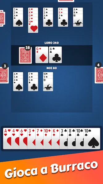 Burraco classico carte online (Буррако классико картэ онлайн) [МОД: Много денег, Монет и Все открыто] Screenshot 1