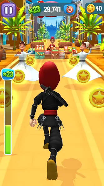 Angry Gran Run - Running Game (Энгри Гран Ран) [МОД: Много монет, Открытые уровни и Мега MOD] Screenshot 3