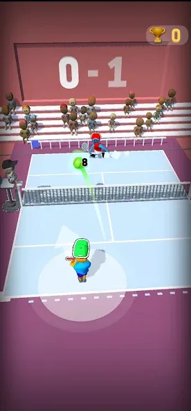 Deuce Hit! (Tennis) [МОД: Бесконечные деньги, Монеты и Мега MOD] Screenshot 1