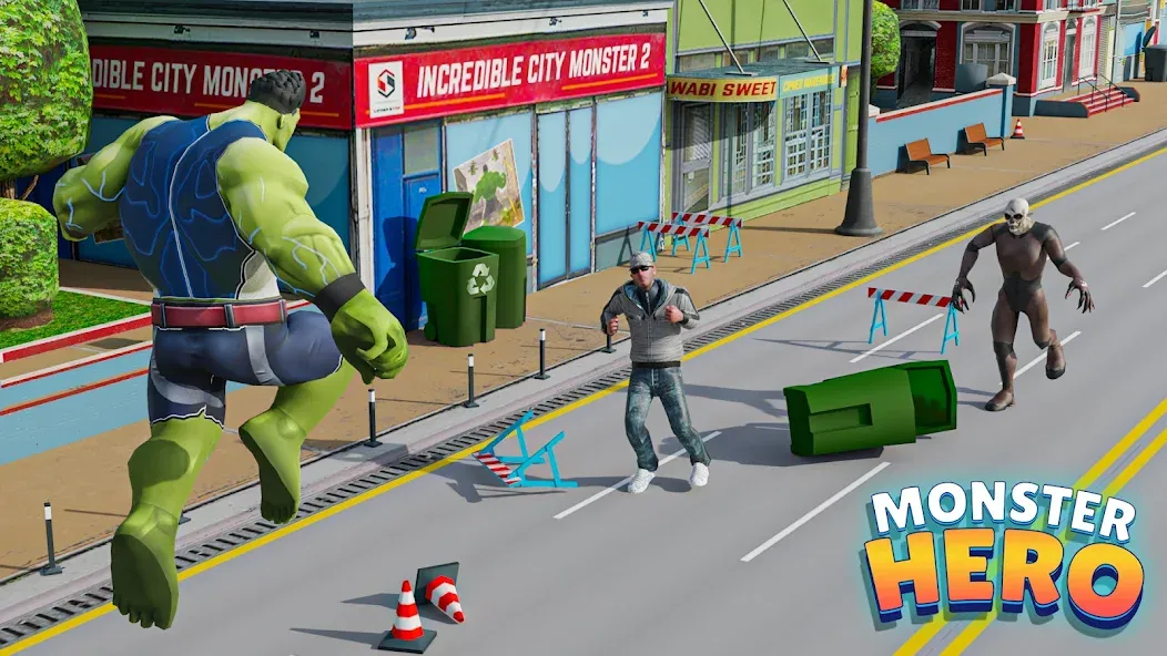 Black Monster Hero City Battle [МОД: Много денег, Монет и Все открыто] Screenshot 2