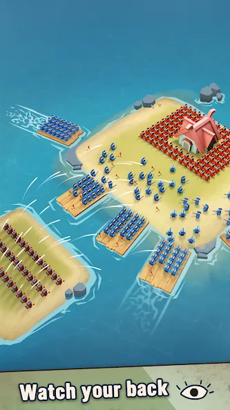 Island War (Айсланд Уор) [МОД: Все открыто, Дополнительные деньги и Меню MOD] Screenshot 1