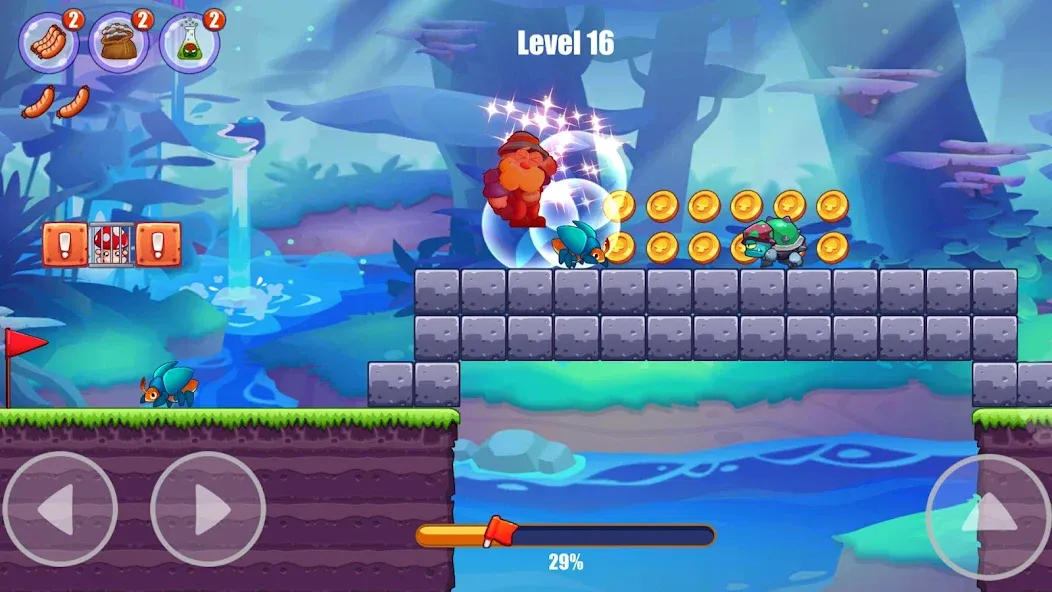 Miner's World: Super Run Game [МОД: Меню, Бесконечные монеты и Открытые уровни] Screenshot 1