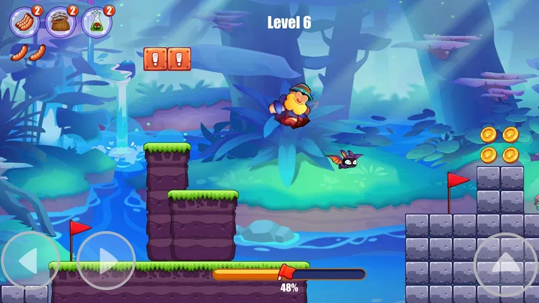 Miner's World: Super Run Game [МОД: Меню, Бесконечные монеты и Открытые уровни] Screenshot 2