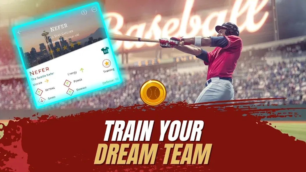 Astonishing Baseball Manager (Астонишинг Бейсбол Менеджер) [МОД: Много денег, Монет и Все открыто] Screenshot 3