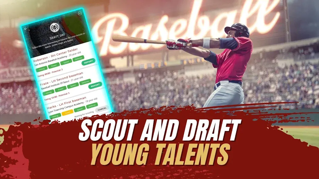 Astonishing Baseball Manager (Астонишинг Бейсбол Менеджер) [МОД: Много денег, Монет и Все открыто] Screenshot 5