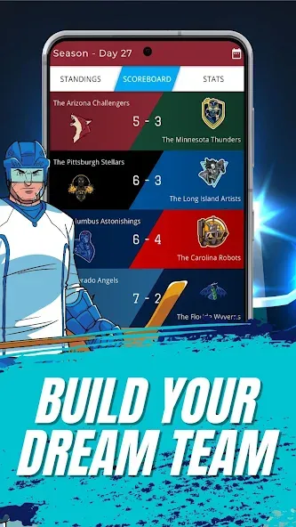 Astonishing Hockey Manager (Астонишинг Хоккей Менеджер) [МОД: Деньги, Монеты и Меню MOD] Screenshot 2