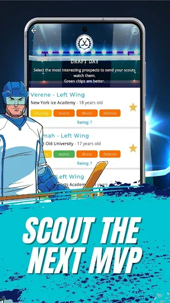 Astonishing Hockey Manager (Астонишинг Хоккей Менеджер) [МОД: Деньги, Монеты и Меню MOD] Screenshot 4