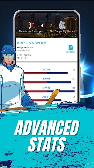 Astonishing Hockey Manager (Астонишинг Хоккей Менеджер) [МОД: Деньги, Монеты и Меню MOD] Screenshot 5