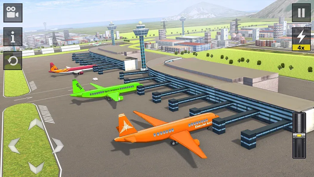 Flight Simulator - Plane Games (Флайт Симулятор) [МОД: Много денег, Монет и Все открыто] Screenshot 1