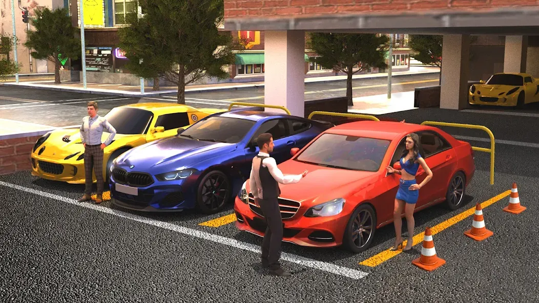 Luxury Car Parking Games [МОД: Меню, Бесконечные монеты и Открытые уровни] Screenshot 2