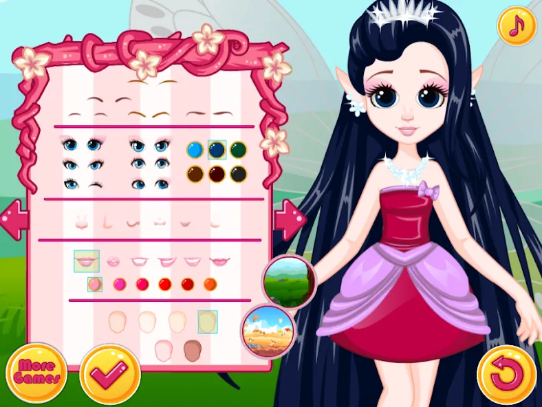 Fairy Dress Up - Girls Games [МОД: Много монет, Открытые уровни и Мега MOD] Screenshot 3