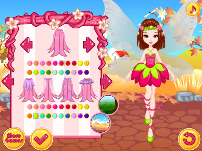 Fairy Dress Up - Girls Games [МОД: Много монет, Открытые уровни и Мега MOD] Screenshot 4