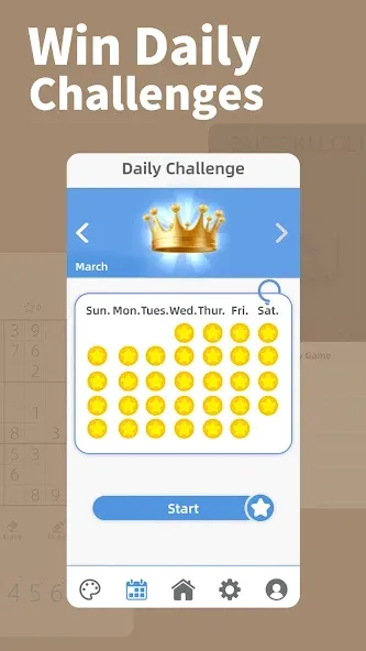 AGED Sudoku (Эйджд Судоку) [МОД: Меню, Бесконечные монеты и Открытые уровни] Screenshot 3